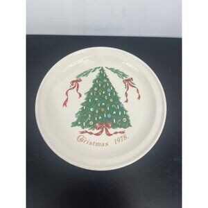 Vintage Lillian Vernon 7” Christmas Plate 1978 Christmas Decoration Decor